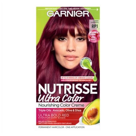 garnier hair dye pink red